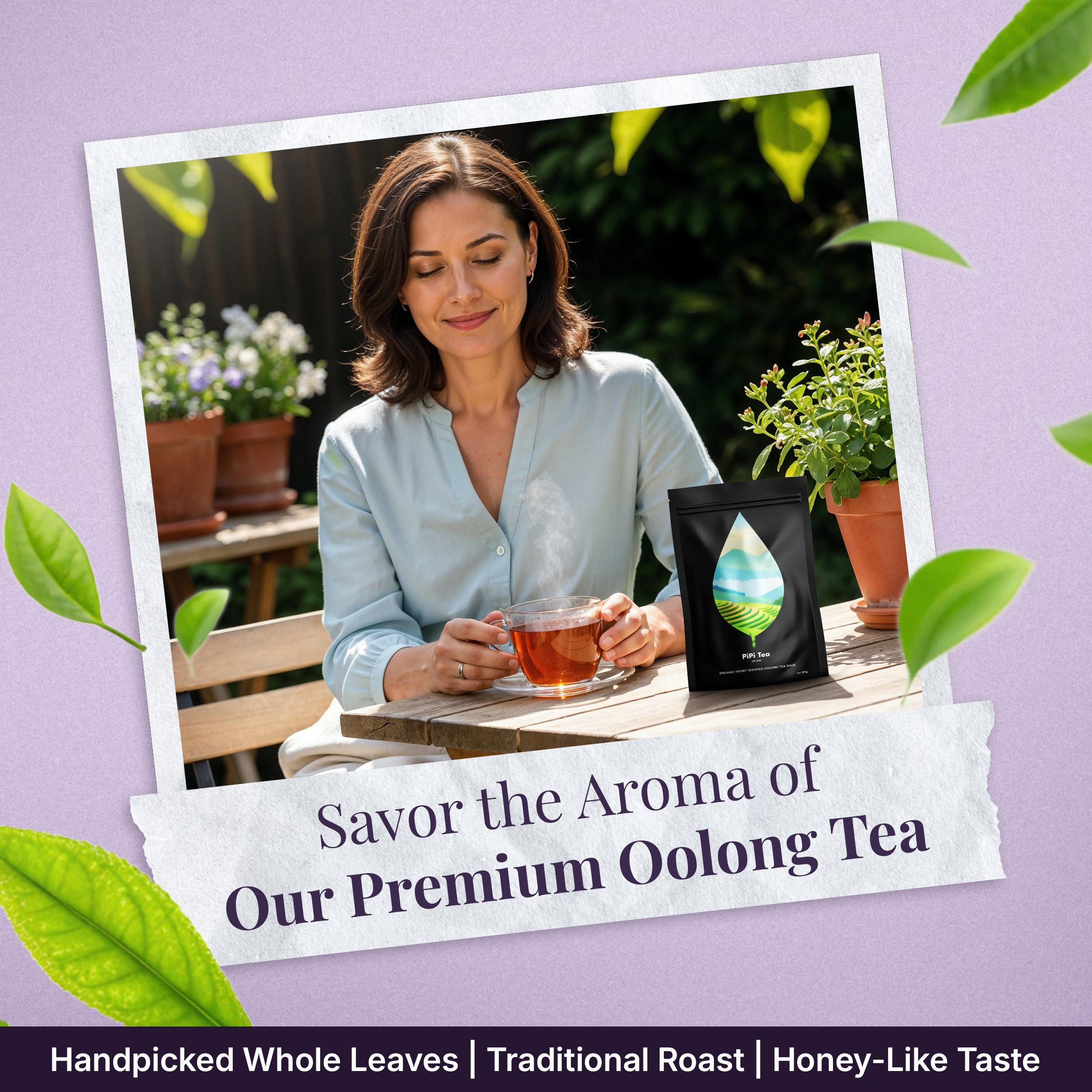 Organic Honey Scented Oolong Tea Bags