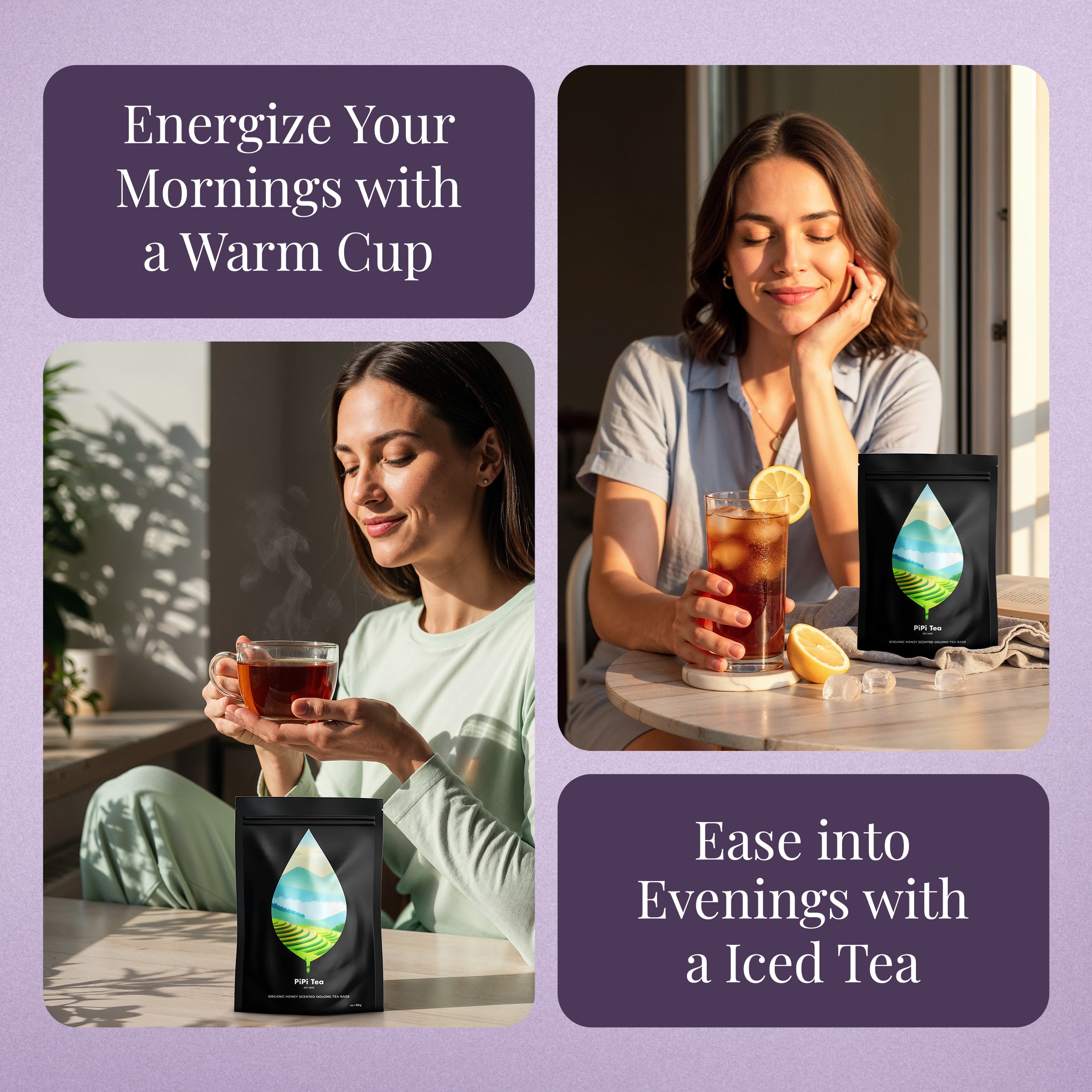 Organic Honey Scented Oolong Tea Bags