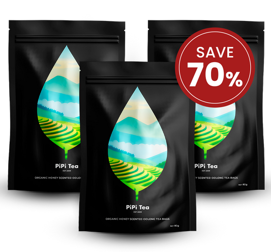 3x Organic Honey Scented Oolong Tea Bags Upsell